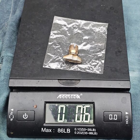 Vintage Sargent & Greenleaf Combo Safe Lock Knob Brass Nugget Logo - Picture 5 of 5